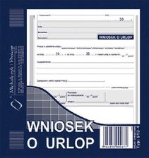 Wniosek o urlop 2/3 A5 offset Michalczyk & Prokop [513-4]