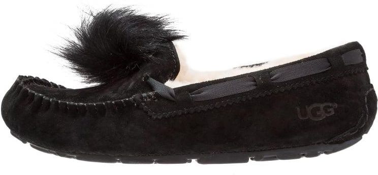UGG DAKOTA POM POM Kapcie black - Ceny i opinie - Ceneo.pl