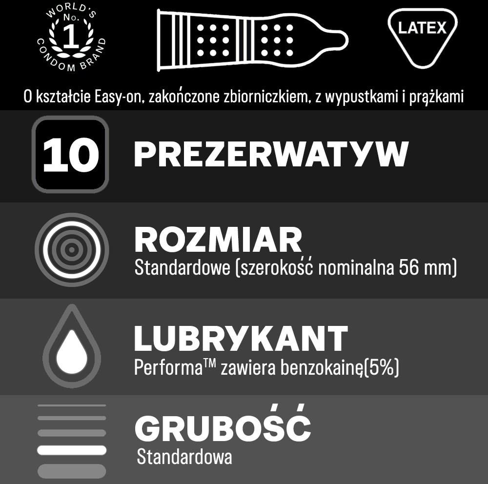 Durex prezerwatywy Mutual Pleasure 10 Szt. - zdjęcie 3 Durex prezerwatywy Mutual Pleasure 10 Szt.