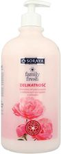 Zdjęcie Soraya Family Fresh Kremowy żel pod prysznic Delikatność 1000ml - Pierzchnica