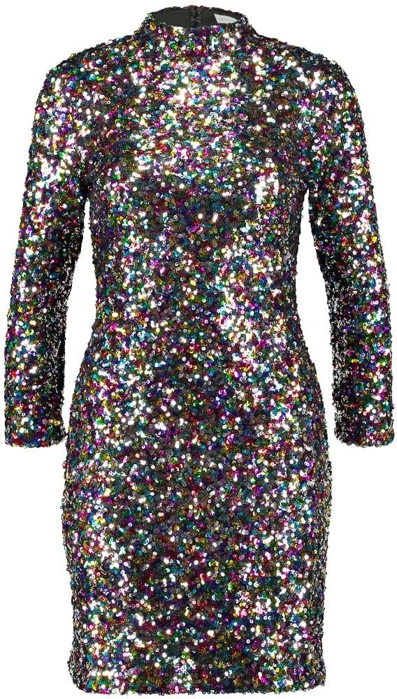 green emerald velvet dress Warehouse Navy Sequin Dress 8 – The Wardrobe main image 0
