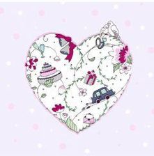 Zdjęcie Karnet Swarovski kwadrat Serce - Tuszyn