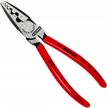 さと Knipex Szczypce do zagniatania tulejek 97 71 180 9771180 - Opinie