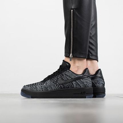 Buty damskie sneakersy Nike Air Force 1 Flyknit Low 820256 007 czarny szary Ceny i opinie Ceneo.pl