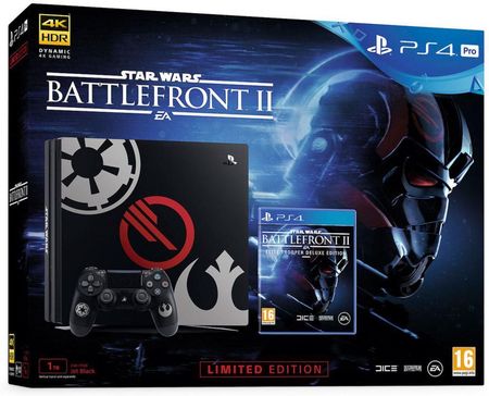 PS4 PRO CUH7100B　STAR WARS edition Sony PlayStation 4 Pro 1TB B Chassis Czarna + Star Wars