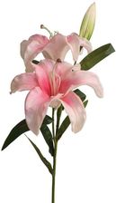 Splendid Sztuczny Kwiat Lilia Różowa Wys 58 Cm Różowy - zdjęcie 1