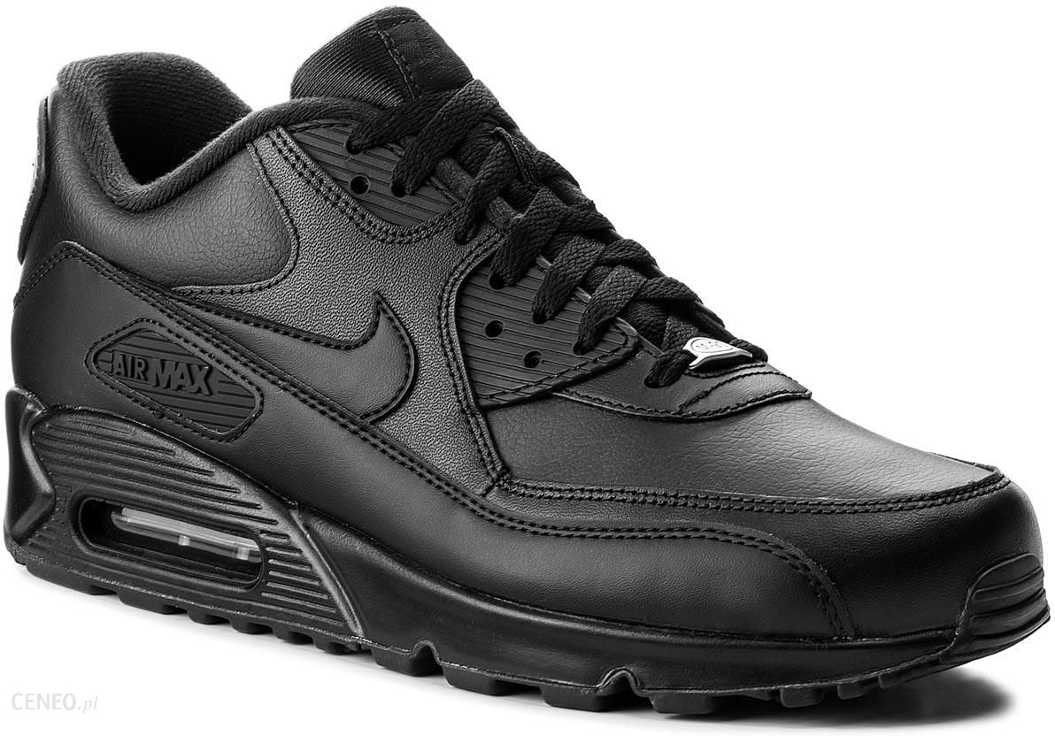 Недорогие кожаные кроссовки мужские. Nike Air Max 90 Leather. Nike Air Max 90 Leather all Black. Nike Air Max 90 мужские Black. Nike Air 90 Black Leather.