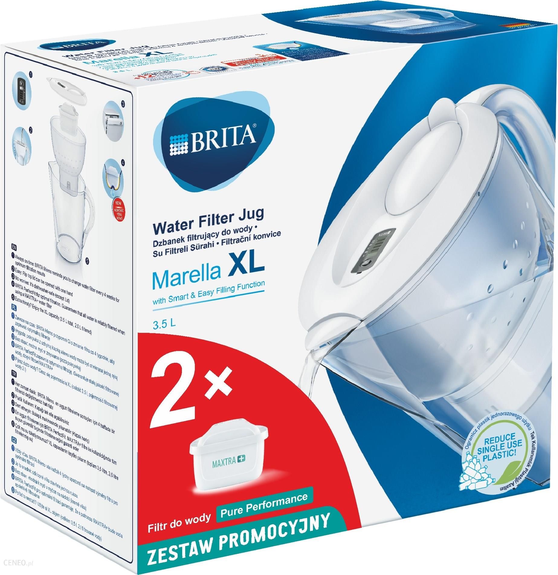BRITA Marella XL biały + 2 filtry