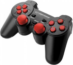 Esperanza Corsair PS2/PS3/PC USB Czarno-Czerwony (EGG106R)