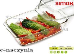 Zdjęcie Simax rondel żaroodporny prostokątny 2,8l 7156/7166 - Toruń