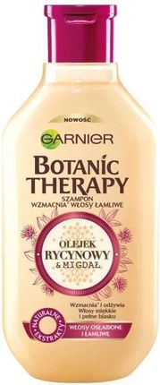 Garnier Botanic Therapy Olejek rycynowy & Migdał Szampon do włosów osłabionych i łamliwych 250 ml