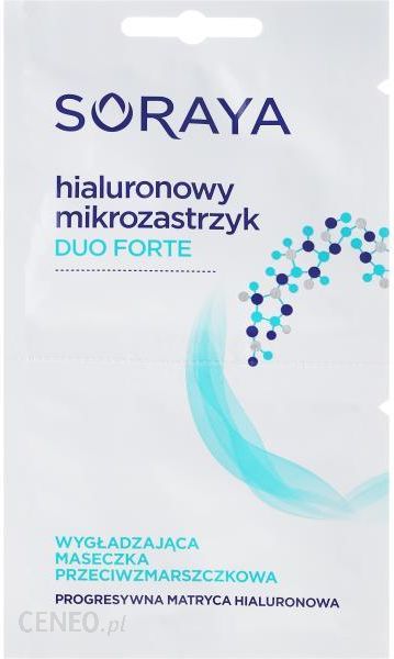 Soraya Hialuronowy Mikrozastrzyk Duo Forte Wygładzająca maseczka przeciwzmarszczkowa 2x 5ml
