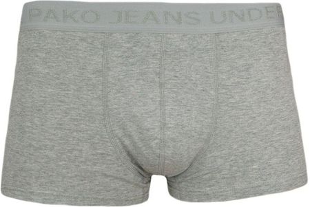 Klasyczne Męskie Bokserki, Bawełna z Elastanem, Popielate, Szare, Obcisłe MAJBPJNSDEEPpopiel