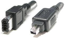 Kabel FireWire IEEE-1394 6pin/4pin 2m 1x FireWire 6 pin