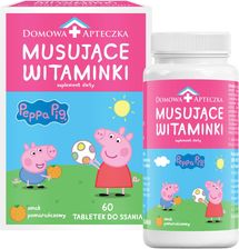 Zdjęcie Domowa Apteczka Musujące Witaminki Świnka Peppa 60 tabl do ssania - Pyskowice