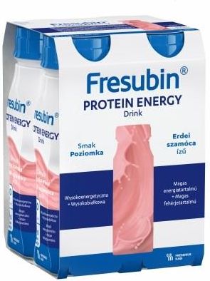 FRESUBIN Protein Energy DRINK o smaku poziomkowym 4x200ml
