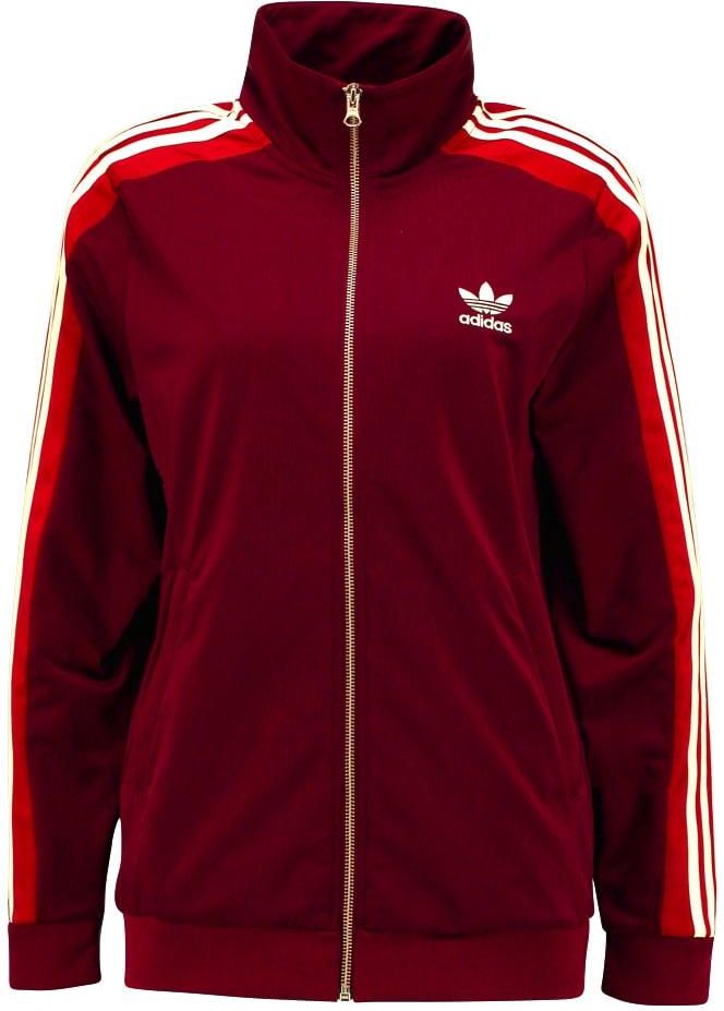 Adibreak Track Jacket In Maroon Red (adidas Originals