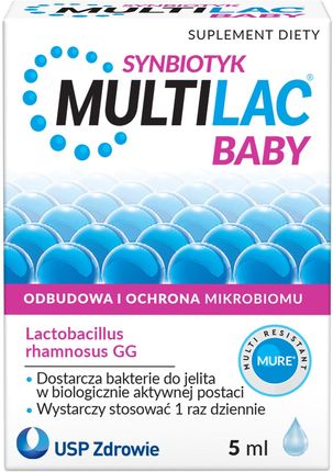 Multilac Baby synbiotyk krople 5ml 