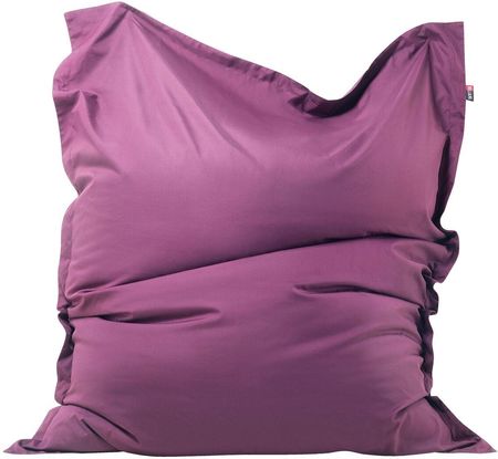 Beliani Pufa worek siedzisko z wypełnieniem do salonu dla dzieci 140x80 cm purpurowy