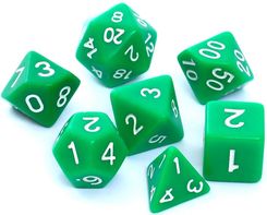 Zdjęcie Rebel Komplet kości RPG Matowe Zielone - Kielce