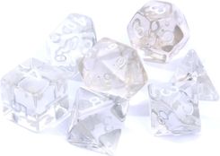 Zdjęcie Rebel Komplet kości RPG Kryształowe Przezroczyste - Szydłów
