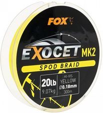 Zdjęcie Plecionka Fox Exocet MK2 Spod Braid Hi-Vis Yellow 0,18mm 300m - Niemcza