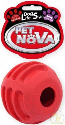 Pet Nova Zabawka Piłka na przysmaki czerwona 6cm