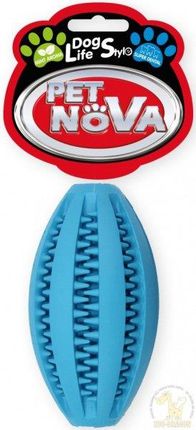 Pet Nova Zabawka Piłka na zęby Rugby 11cm