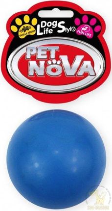 Pet Nova Zabawka Piłka pełna niebieska 5cm