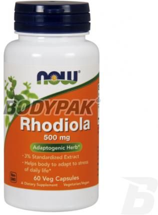 Now Foods Rhodiola Rosea 500Mg 60 Kaps
