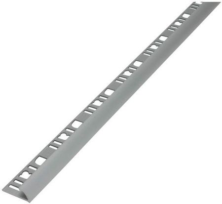 Diall Profil Aluminiowy Narożny 9 mm Zewnętrzny Srebrny Mat 2,5 M