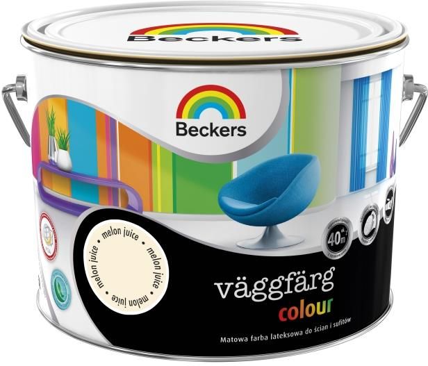 Farba Beckers Farba Lateksowa Vaggfarg Colour Melon Juice 2,5l Opinie
