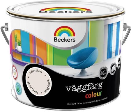 Beckers Farba Lateksowa Vaggfarg Colour Buttery Biscuit 2,5l