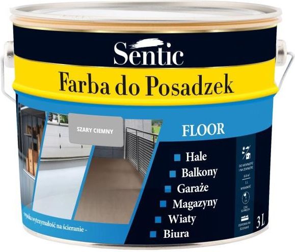 Farba Sentic Farba Do Posadzek Ciemnoszara L Opinie I Ceny Na Ceneo Pl