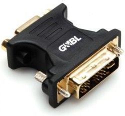G&BL Adapter Video DVI Analog M/VGA DB15 F Pozłacane Końcówki Czarny (2315)