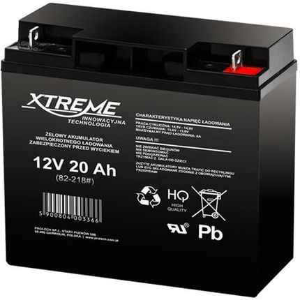 Blow Xtreme Akumulator Żelowy 12V 20Ah (82218)