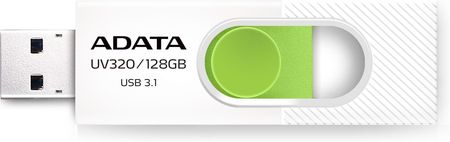 Adata USB UV320 Classic 128GB Biało Zielony (AUV320128GRWHGN)
