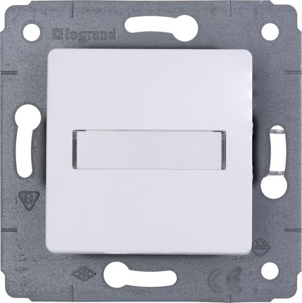 LEGRAND Cariva biały przycisk z uchwytem etykiet (773612)
