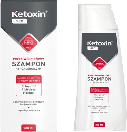 Ketoxin Med Przeciwłupieżowy szampon hypoalergiczny 200 ml