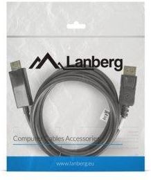 Lanberg Kabel DisplayPort - HDMI M/M 1.8M czarny (CADPHD10CC0018BK)