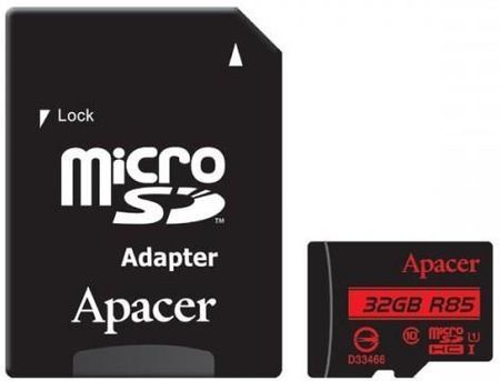 Apacer R85 microSDHC kit 32GB UHS-I U1/Class 10 (AP32GMCSH10U5R)