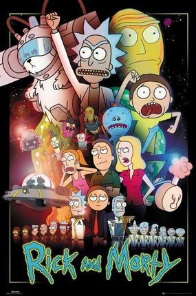 Rick and Morty Wars - plakat z serialu