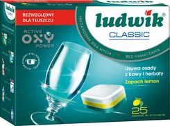 Zdjęcie Tabletki do zmywarek Ludwik Classic P-Free 25szt. 450g - Suwałki