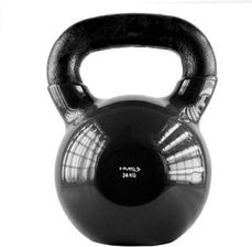 Zdjęcie Hms Kettlebell Żeliwny Pokryty Winylem Knv24 24Kg Czarny - Legnica
