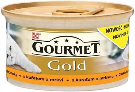 Gourmet Gold Savoury Cake Kurczak i marchewka 24x85g