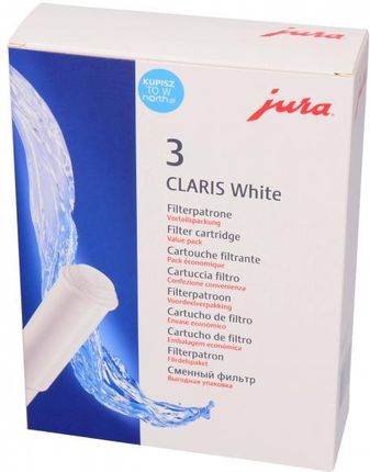 Jura 3x Filtr wody Jura Claris White do ekspresu do kawy