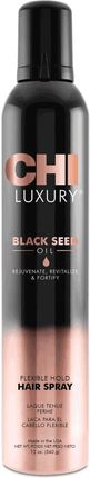 Chi Luxury Black Seed Oil Hair Spray Elastyczny lakier do włosów 340g