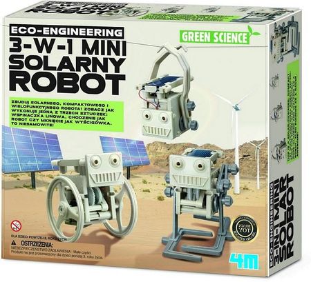 4M Mini Solarny Robot Zestaw Naukowy 3W1