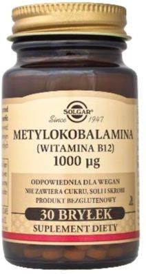 Solgar Witamina B12 Metylokobalamina 5000 mcg 30 tabl