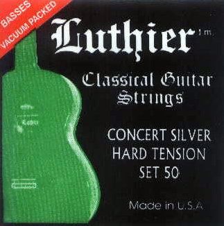 Luthier 50 concert silver hard tension